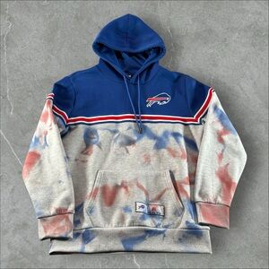 Buffalo Bills Hoodie Mens Medium Blue NFL Team Apparel Pullover Sweatshirt VTG